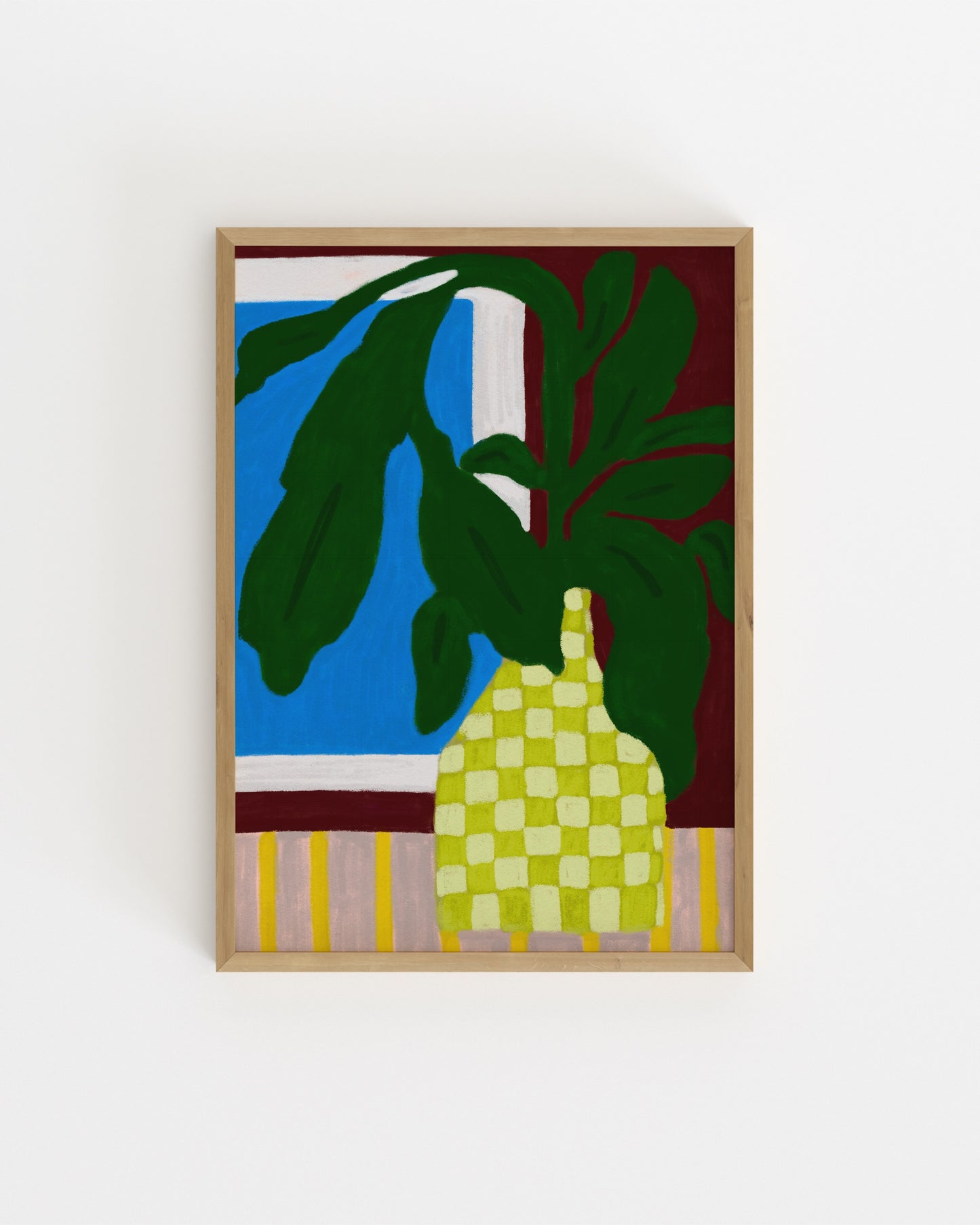Checkered Vase Printable Wall Art | Digital Download printable wall art by Paperhus