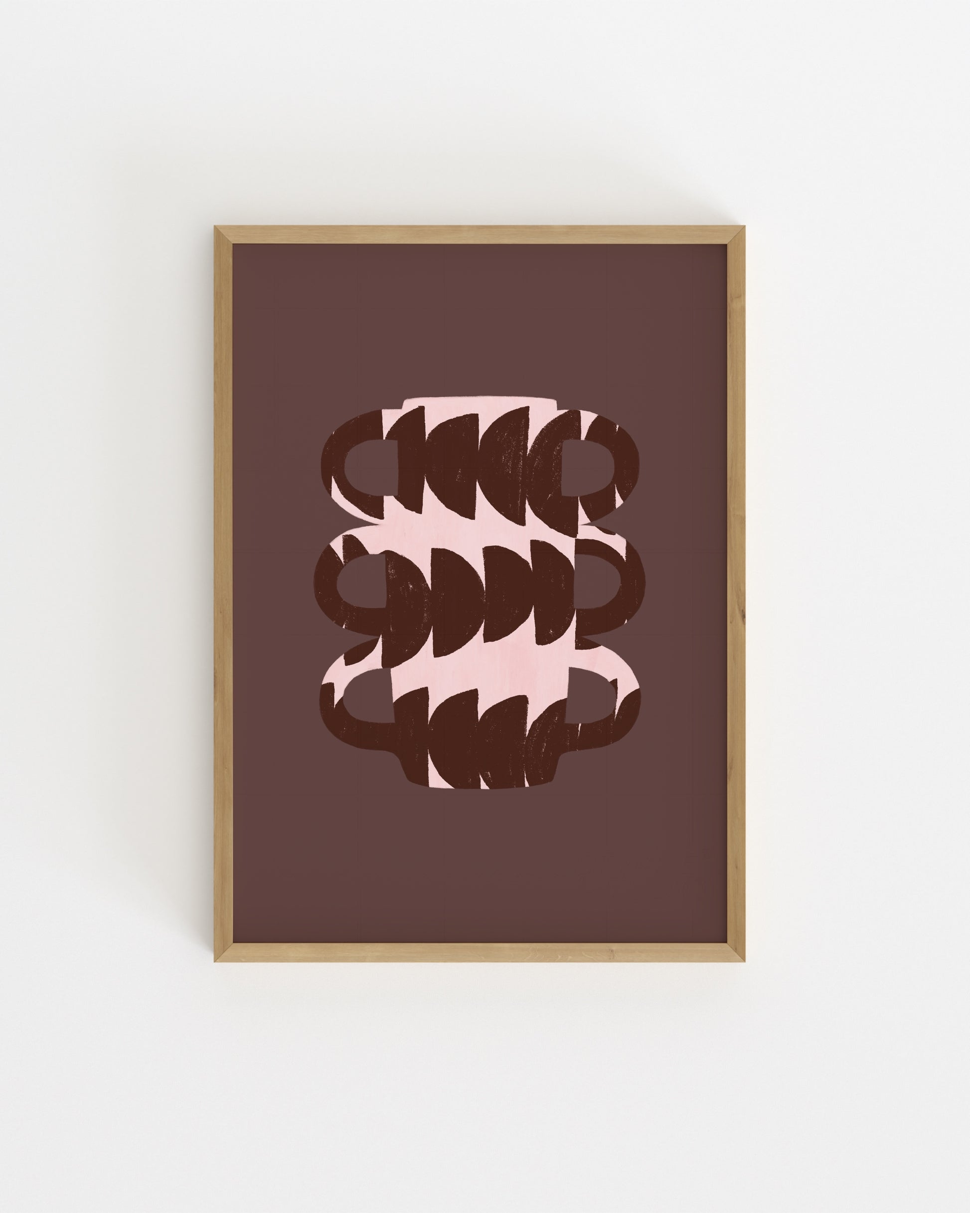 Burgundy Vase Printable Wall Art | Digital Download printable wall art by Paperhus