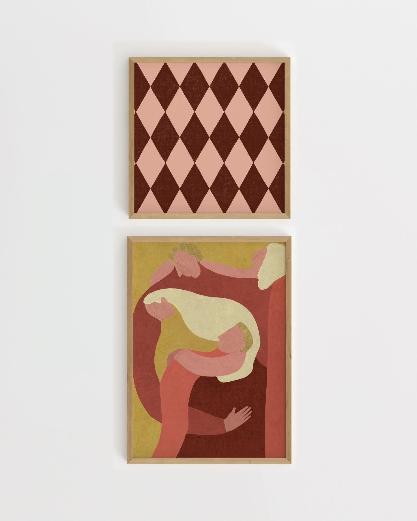 Figurative Harlequin. Set printable wall art by Paperhus