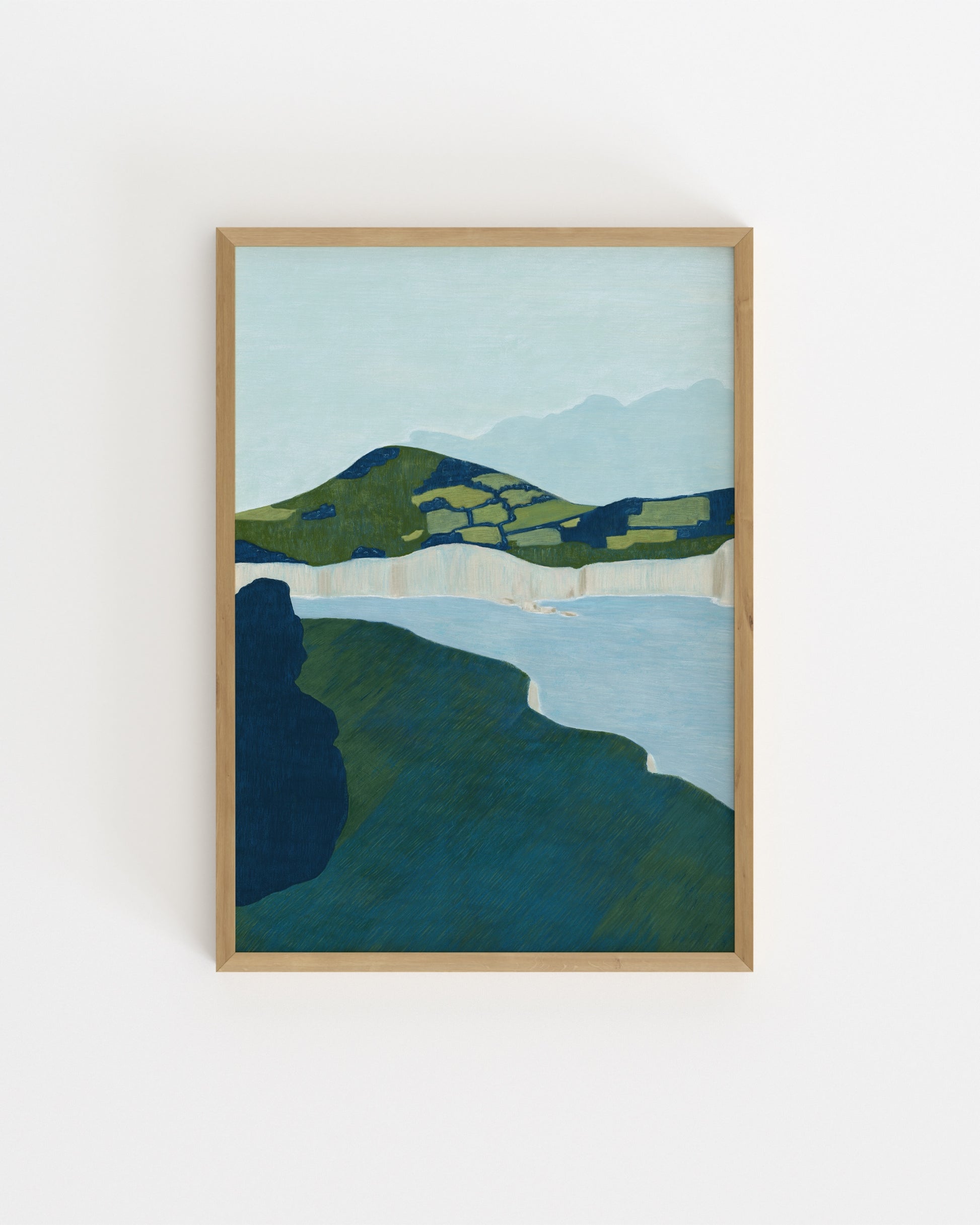 Landscape. Abstract printable wall art by Paperhus
