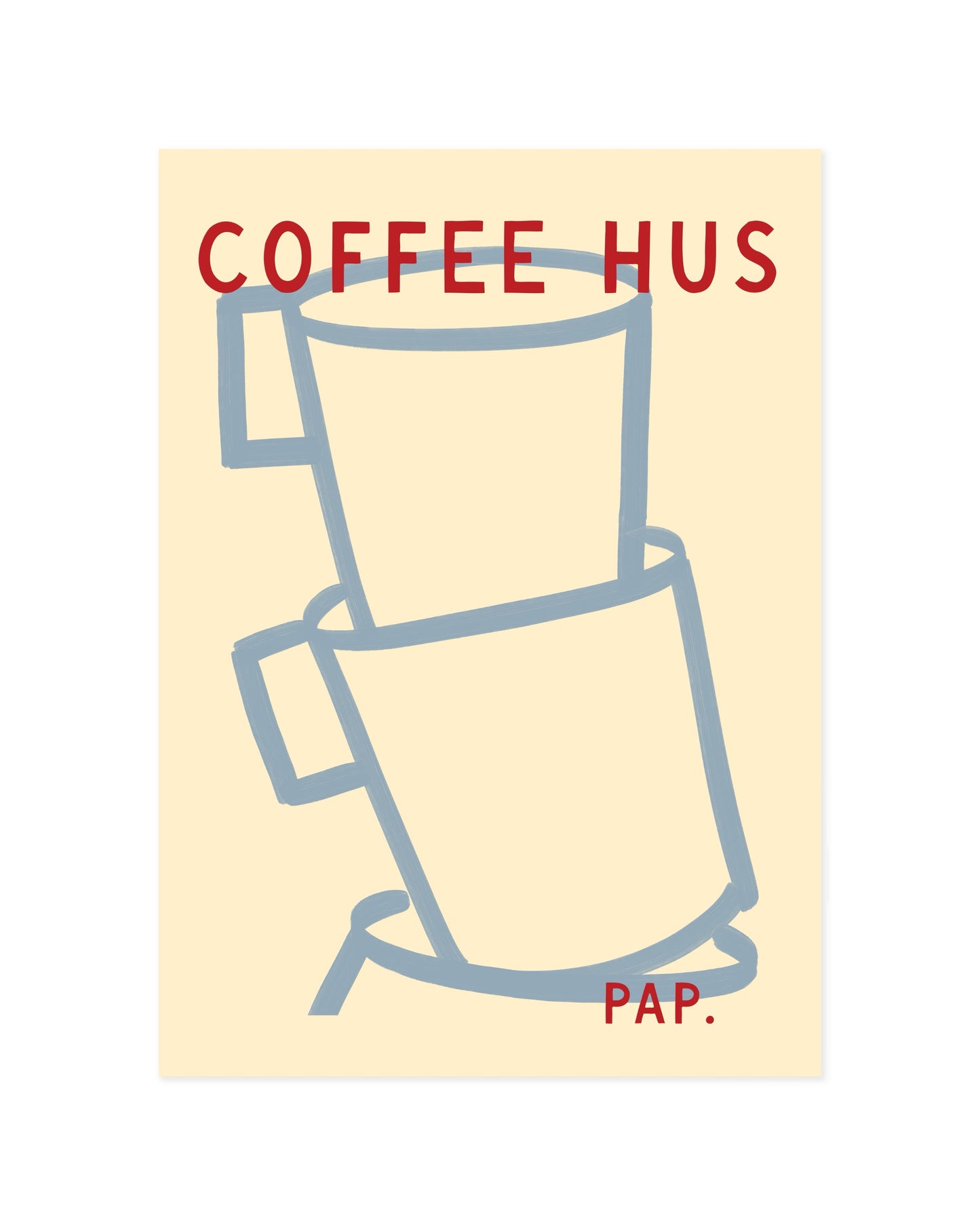 Coffee Hus. Print Set Of 2