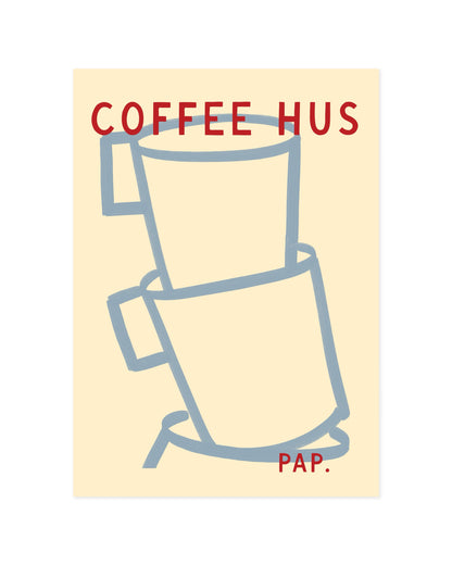Coffee Hus. Print Set Of 2