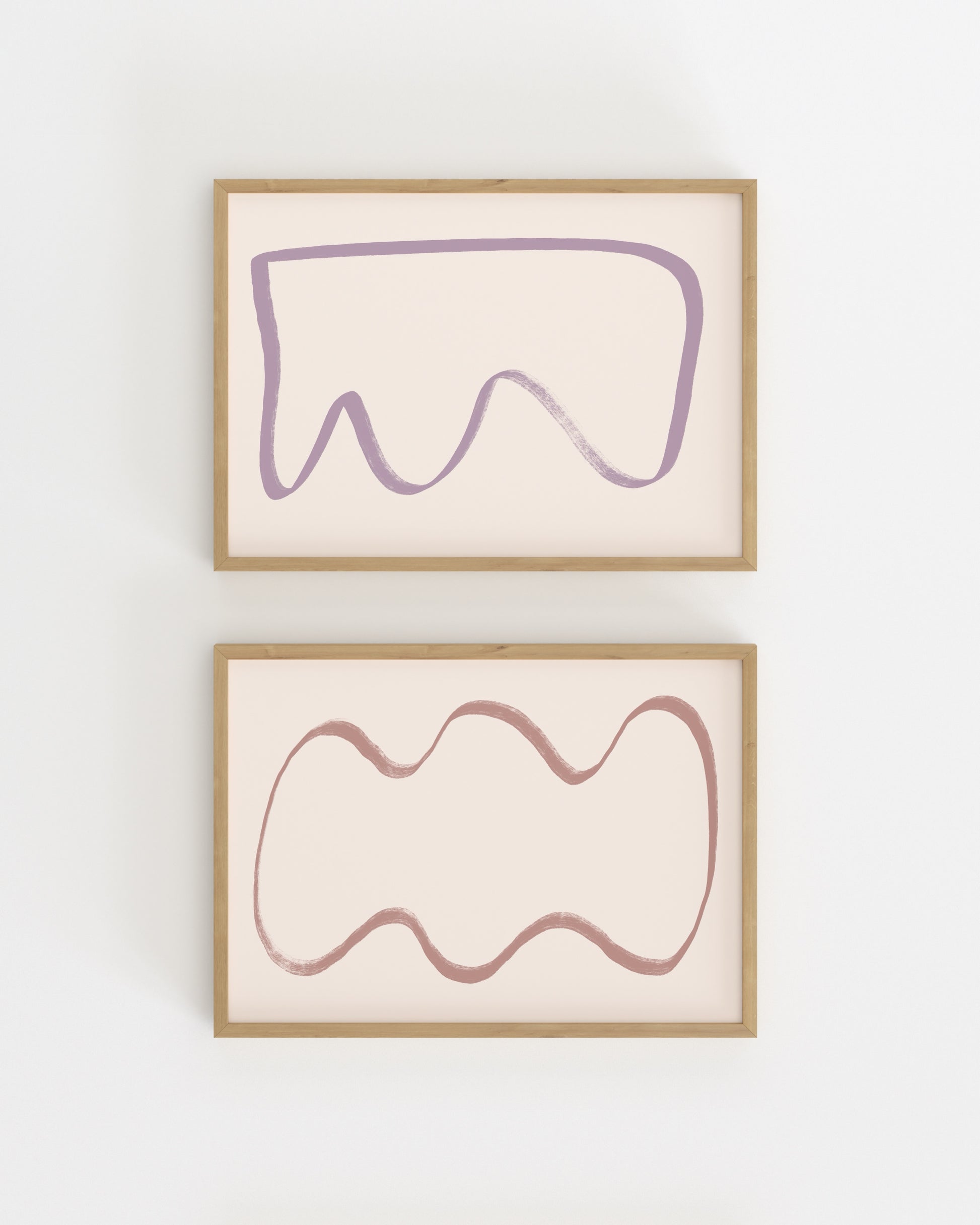 Horizontal Minimal. Set printable wall art by Paperhus