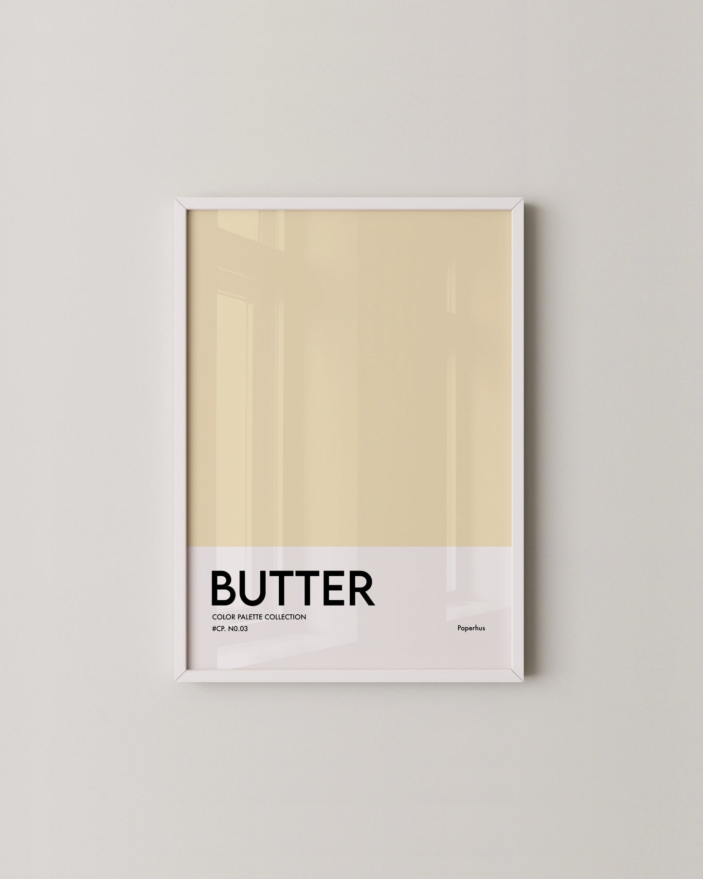 Gallery wall set of 8 | Yellow Eclectic Wall Art