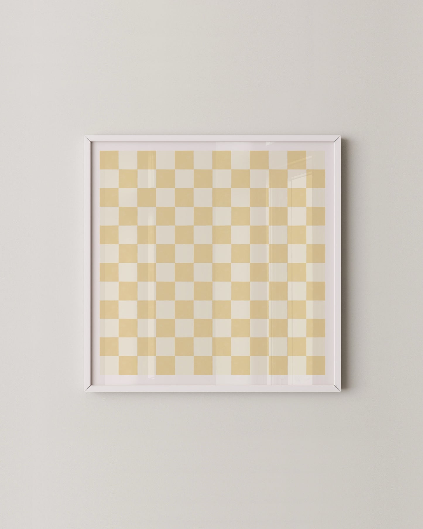 Gallery wall set of 8 | Yellow Eclectic Wall Art