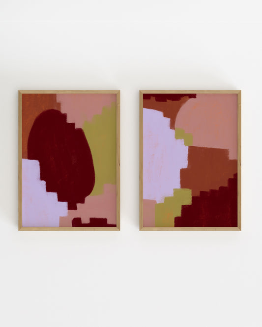 Abstract. Set printable wall art by Paperhus