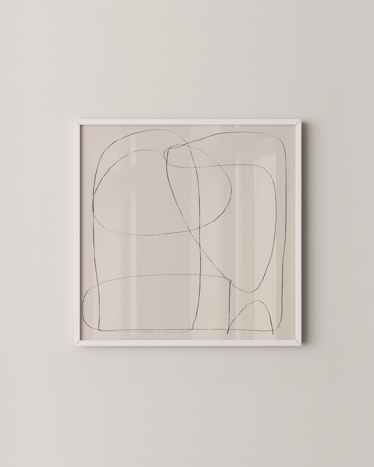 Gallery wall set of 5 | Neutral Modern Wall Art