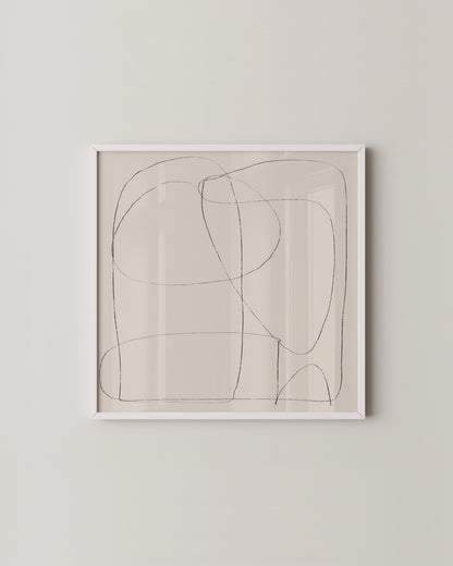 Gallery wall set of 5 | Neutral Modern Wall Art