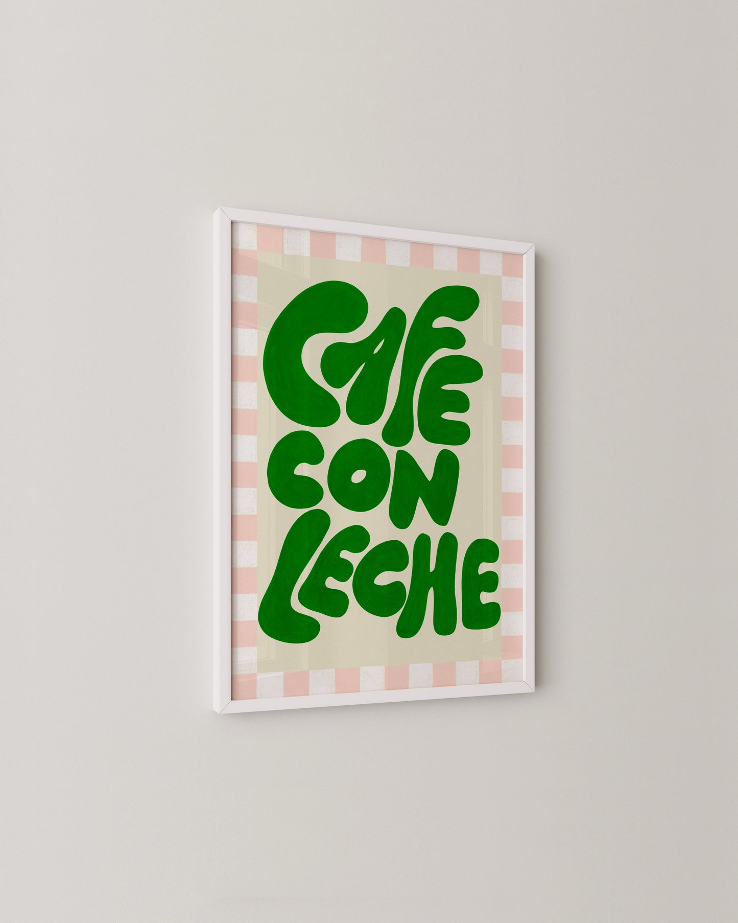 Café Con Leche Print | Barista Coffee Nook Print