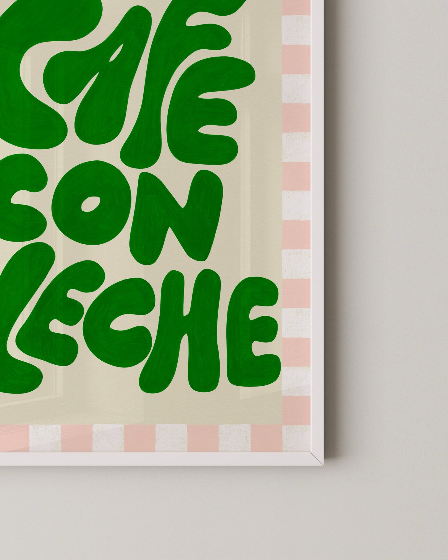 Café Con Leche Print | Barista Coffee Nook Print