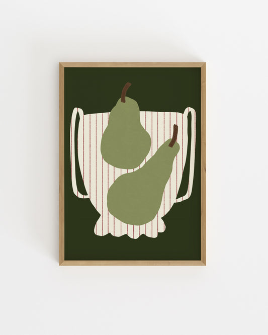 Apple & Pear. Set printable wall art by Paperhus