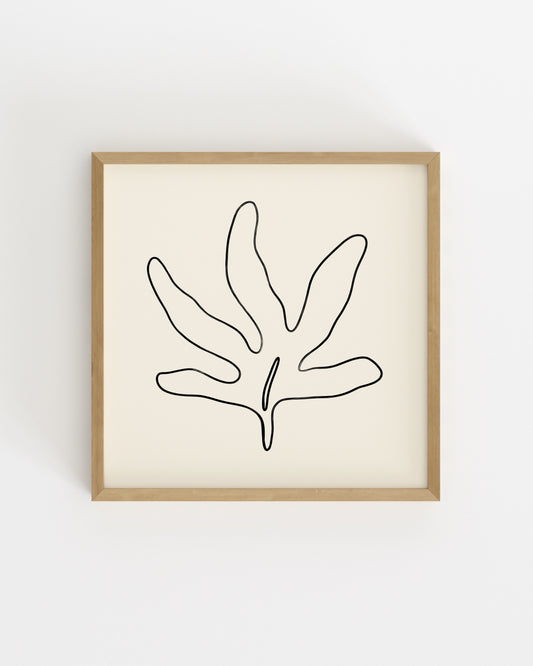 Square Leaf. Set printable wall art by Paperhus