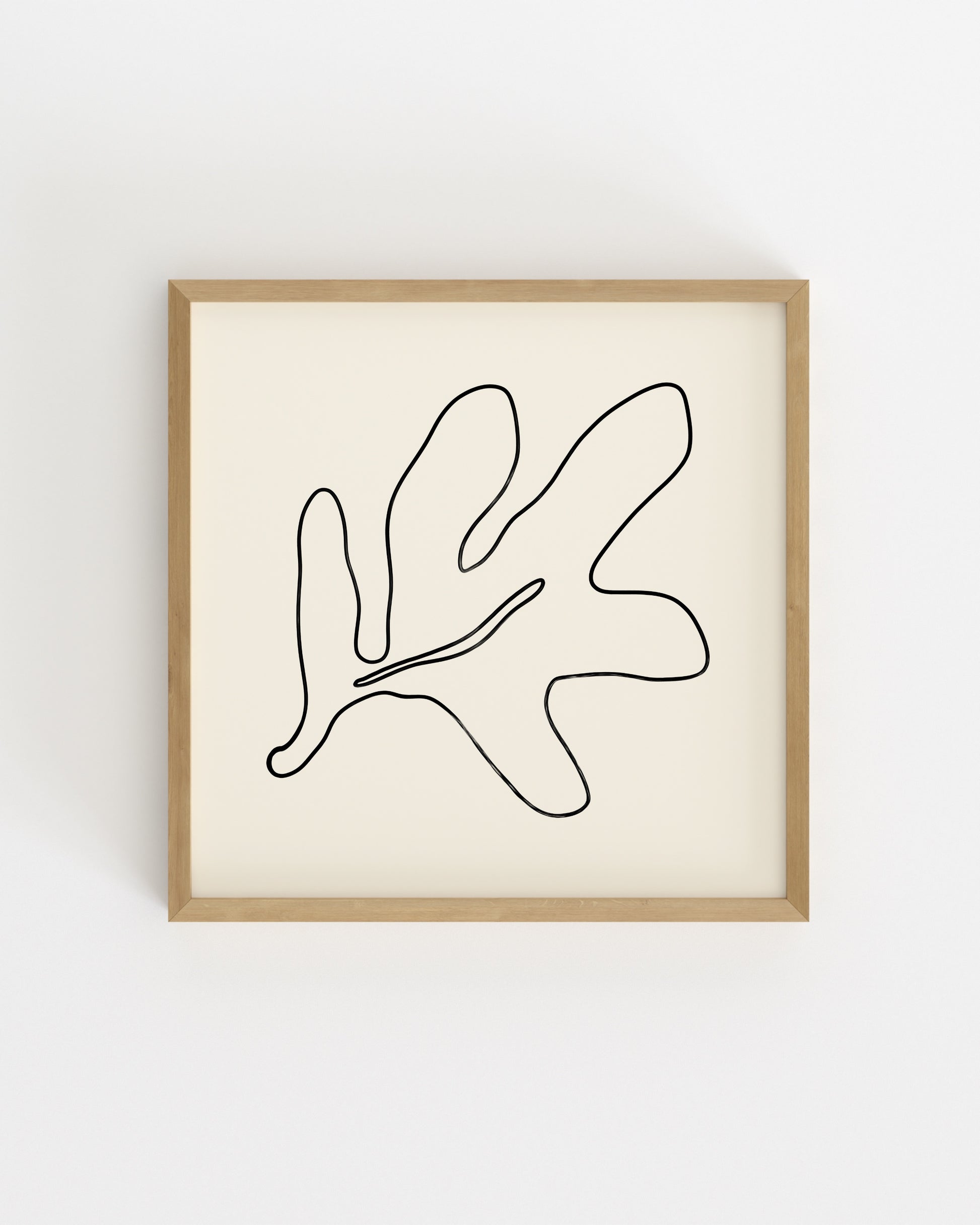 Square Leaf. Set printable wall art by Paperhus