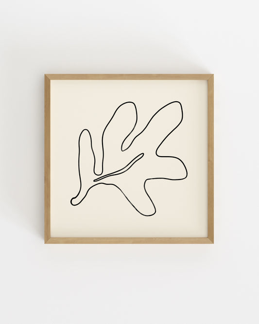 Square Leaf. Set printable wall art by Paperhus