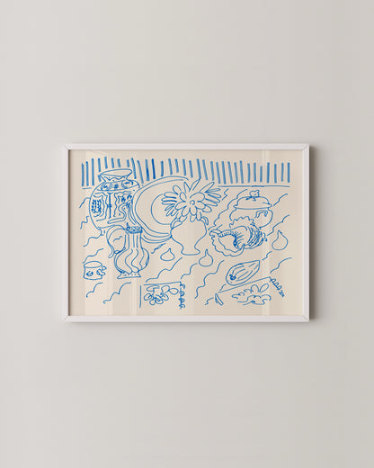 Gallery Wall Set of 9 | Yellow Kitchen Wall Art Prints for Fresh Decor