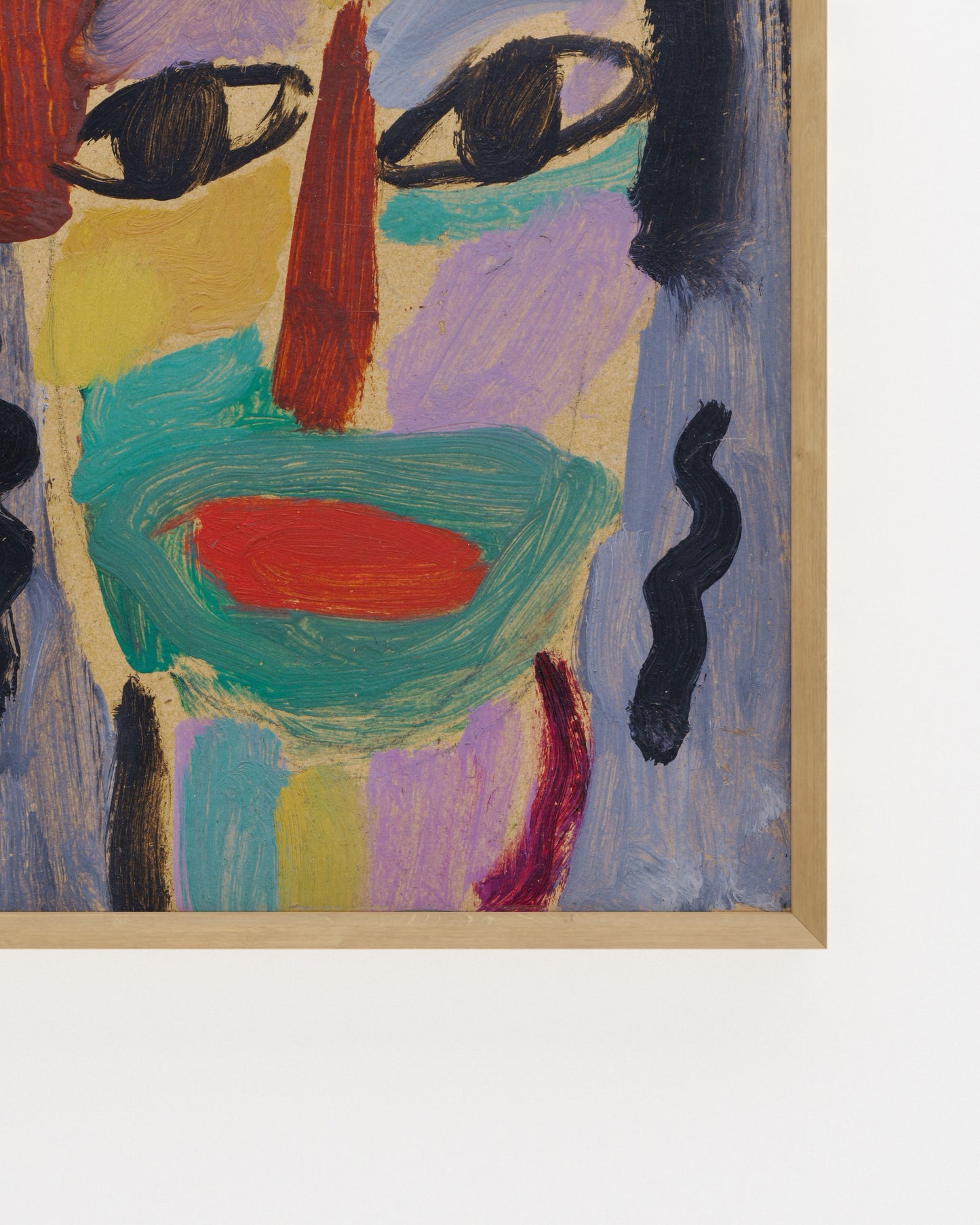 Vintage expressionist portrait by Alexej von Jawlensky featuring a colourful abstract face with bold brushstrokes