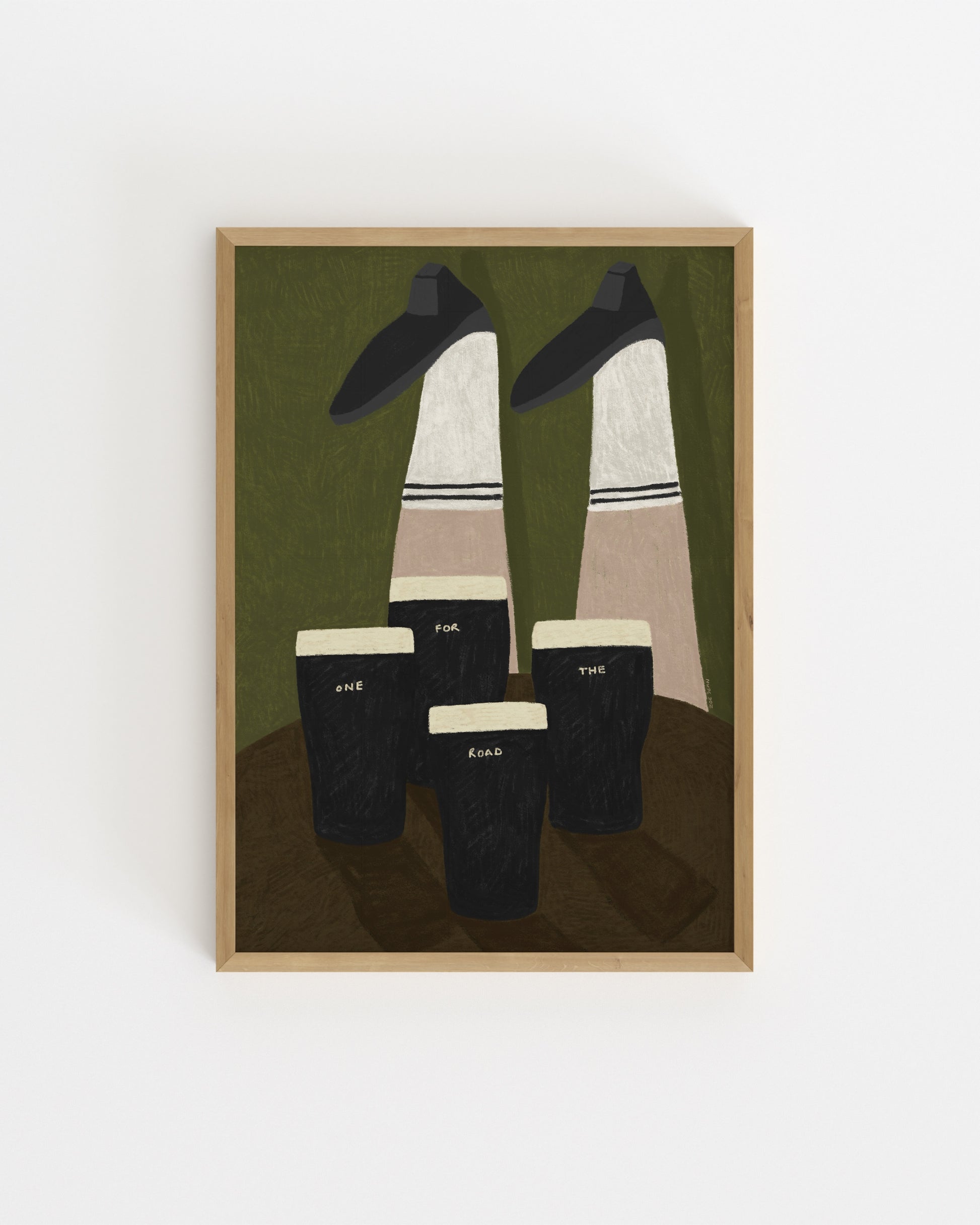 Pint Illustration Printable Wall Art | Digital Download printable wall art by Paperhus