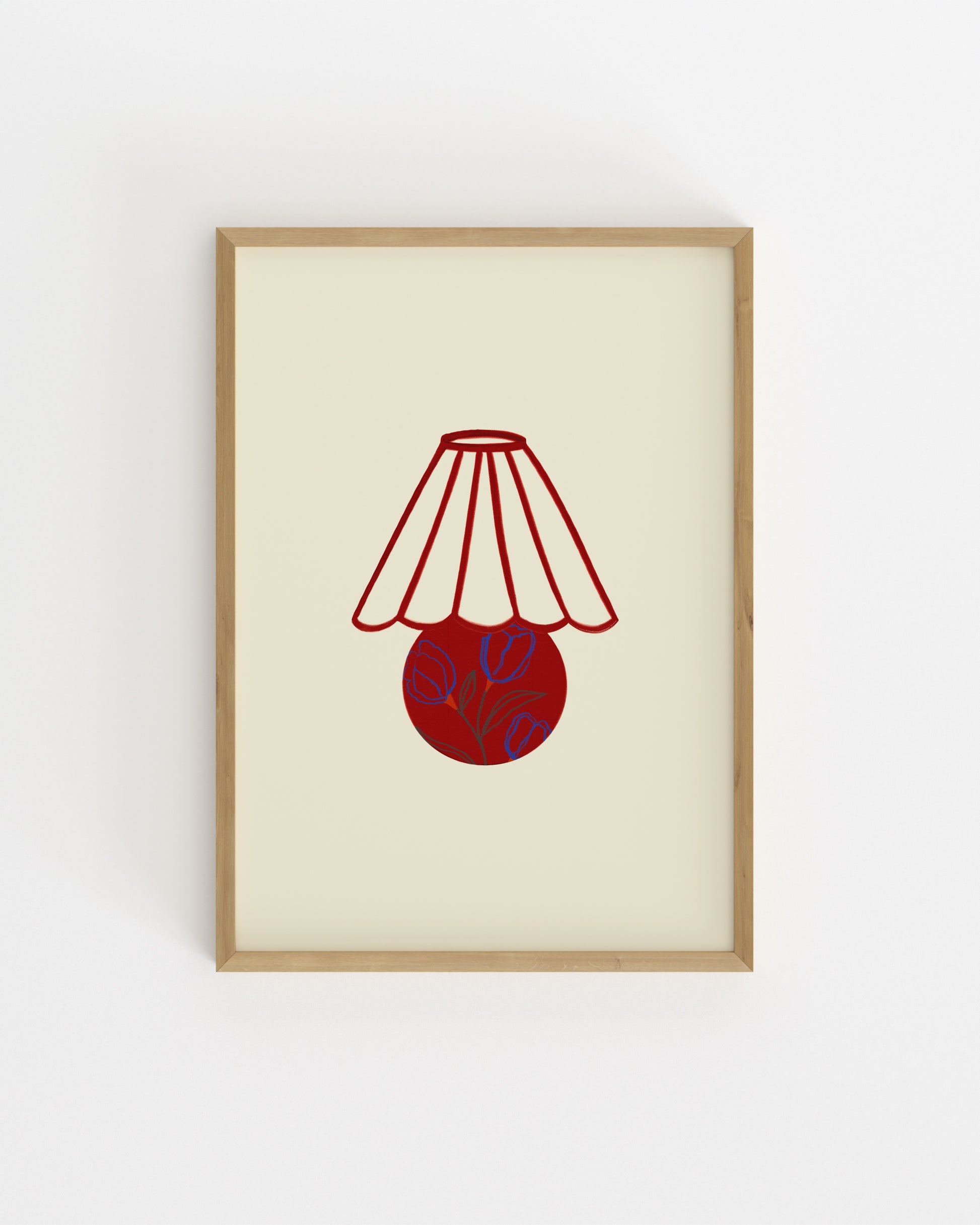Lamp illustration Printable Wall Art | Digital Download printable wall art by Paperhus