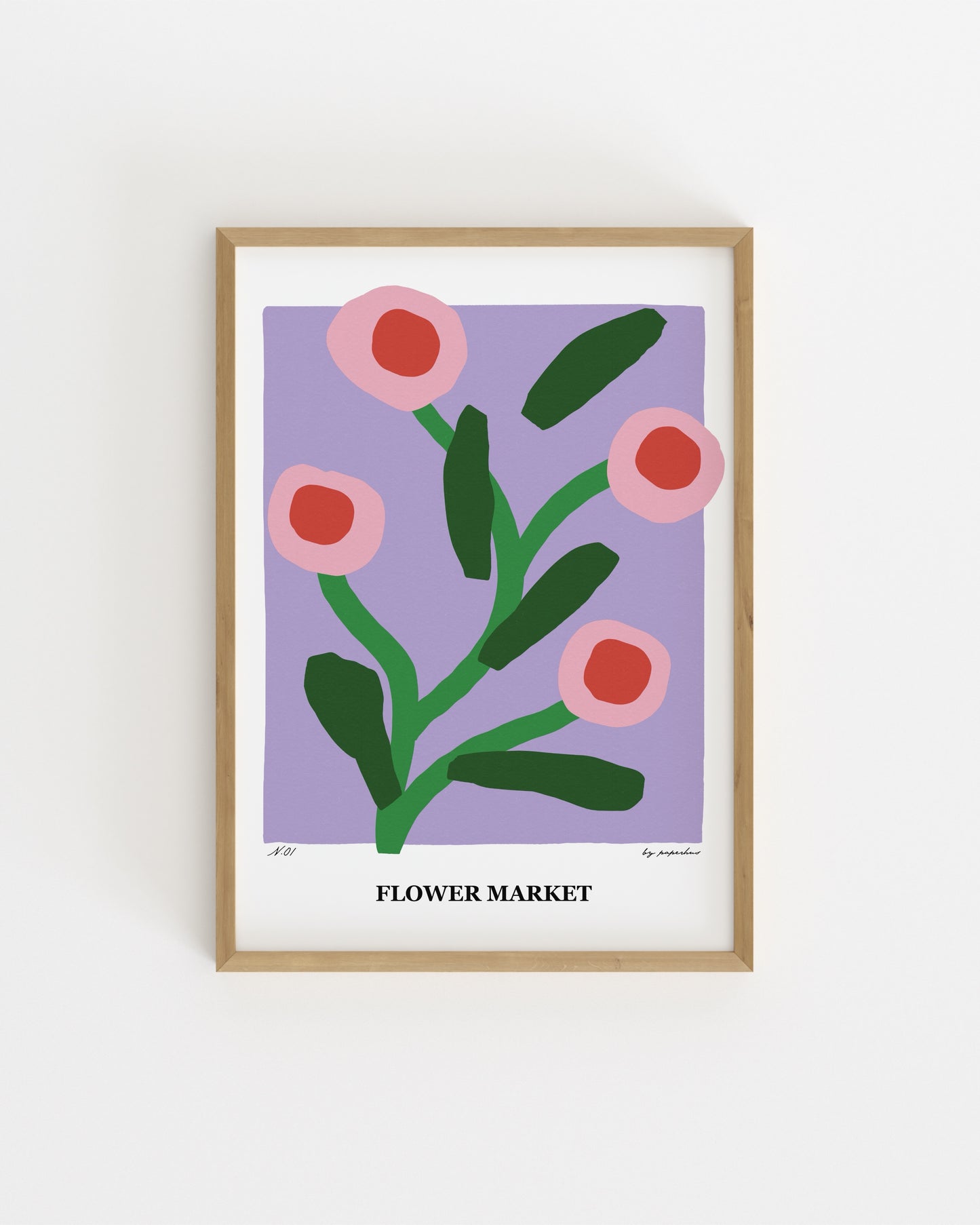Flower Market Printable Wall Art | Digital Download printable wall art by Paperhus