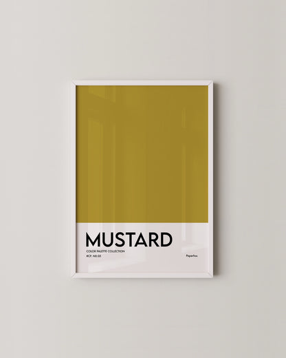 Mustard Print | Colour Palette Print