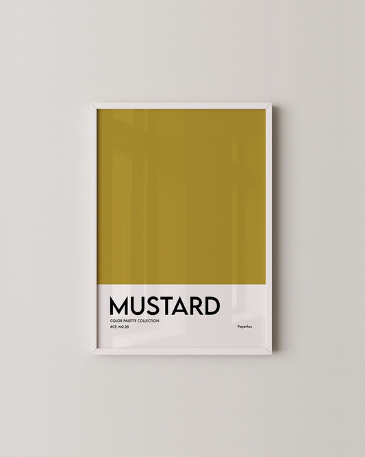 Mustard Print | Colour Palette Print