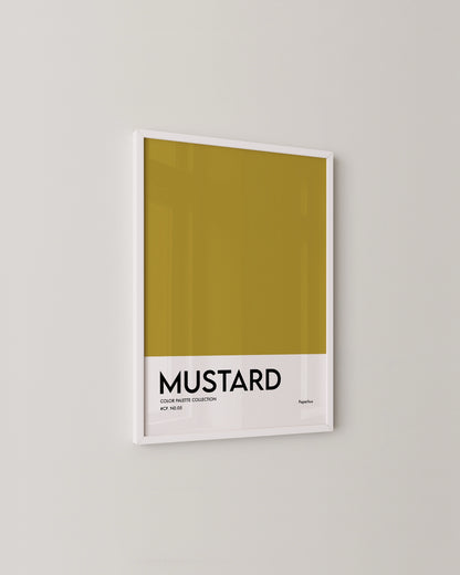 Mustard Print | Colour Palette Print