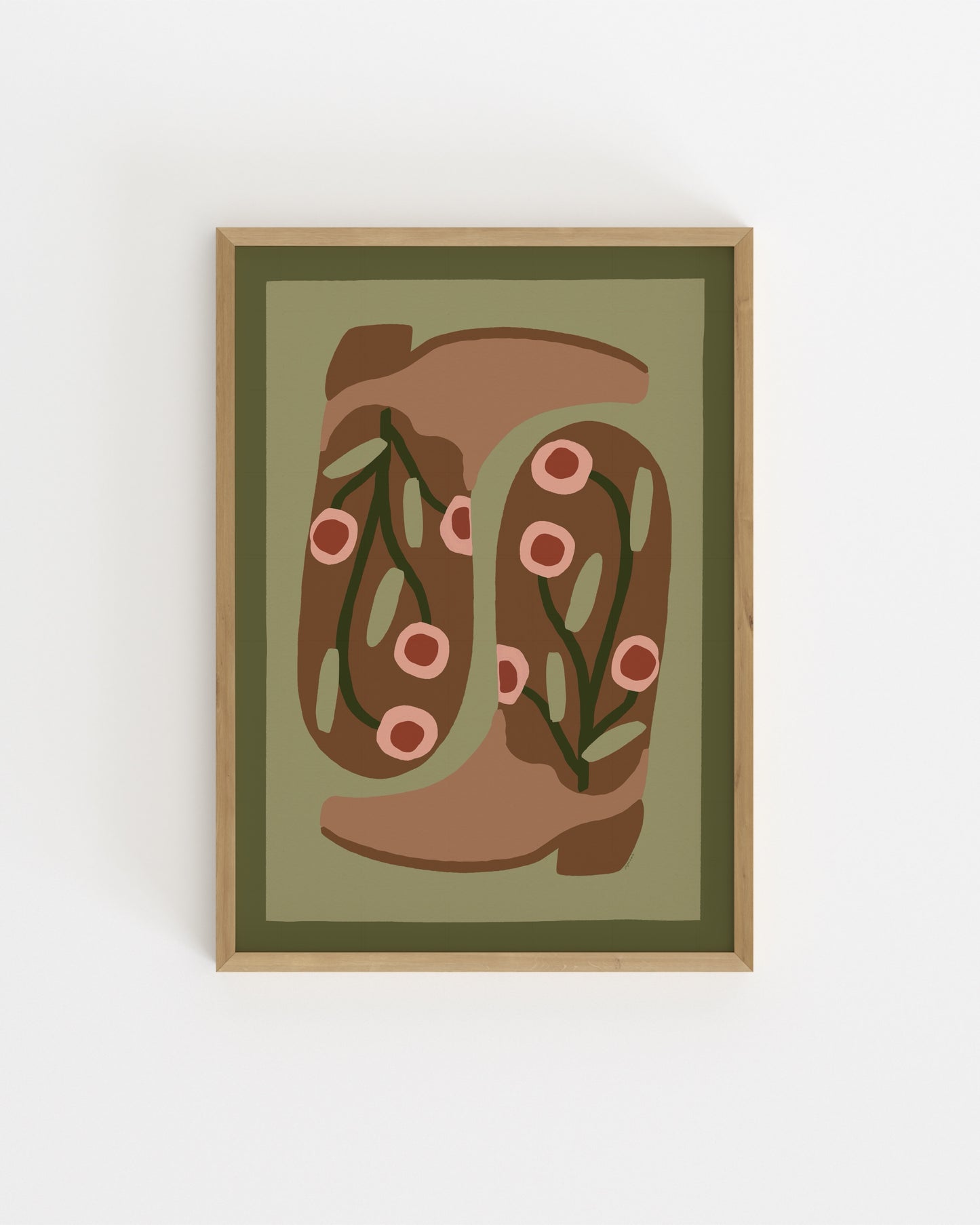 Western Boots Printable Wall Art | Digital Download printable wall art by Paperhus