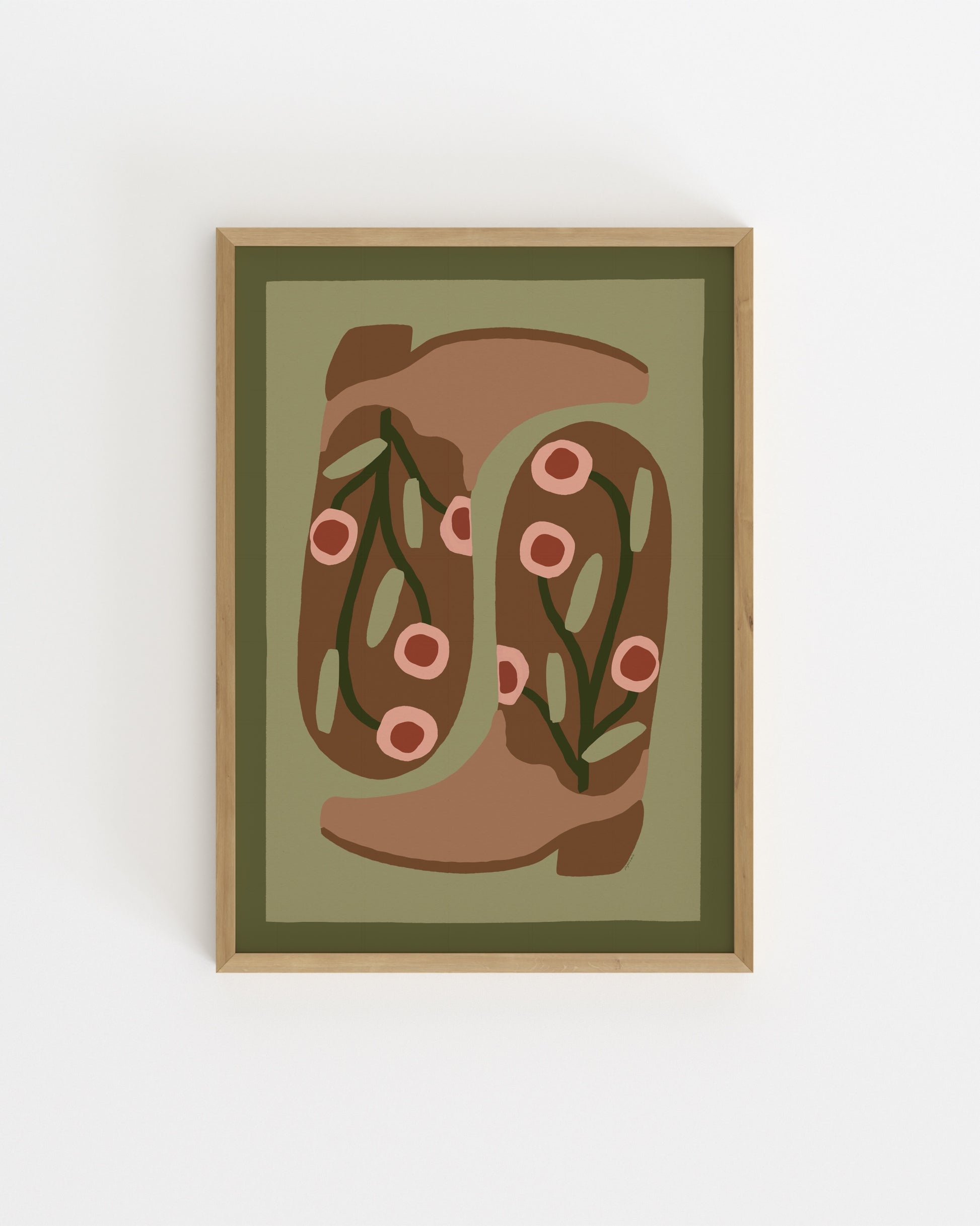 Western Boots Printable Wall Art | Digital Download printable wall art by Paperhus