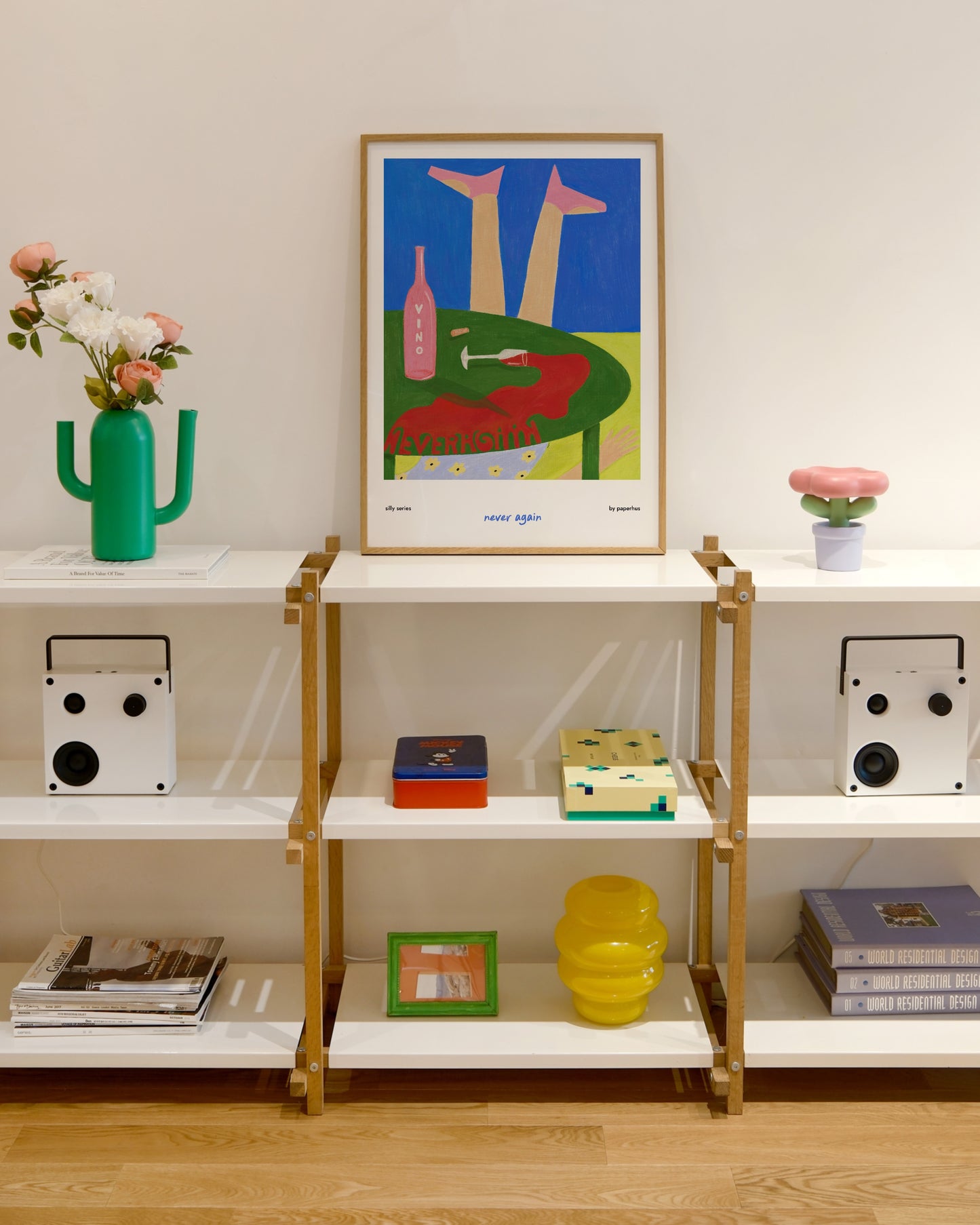 Never Again Print | Drunk Quote Print