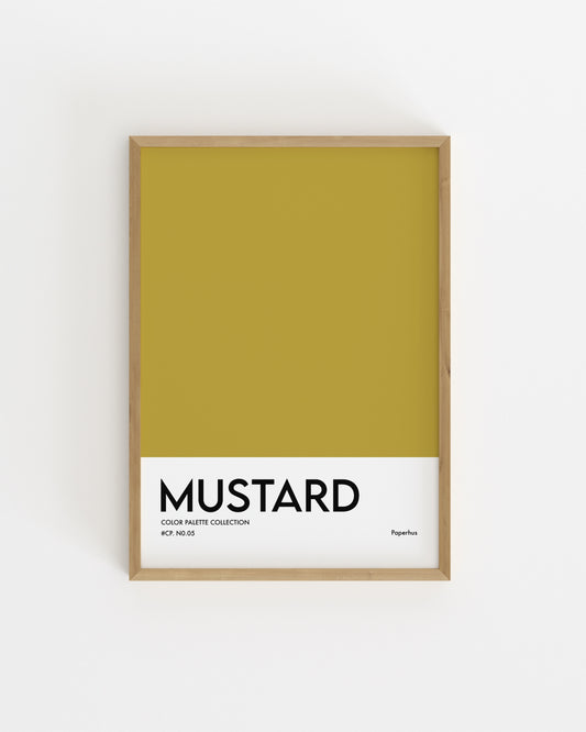Mustard Printable Wall Art | Digital Download printable wall art by Paperhus