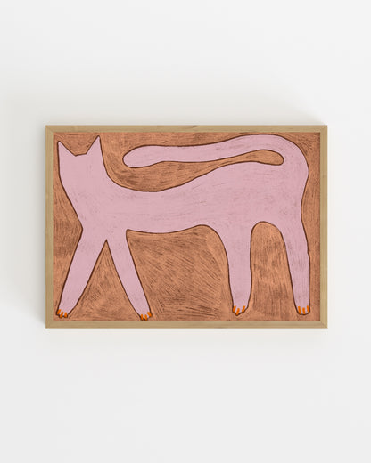 Cat Illustration Printable Wall Art | Digital Download printable wall art by Paperhus