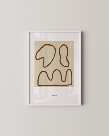 Neutral Shapes Print