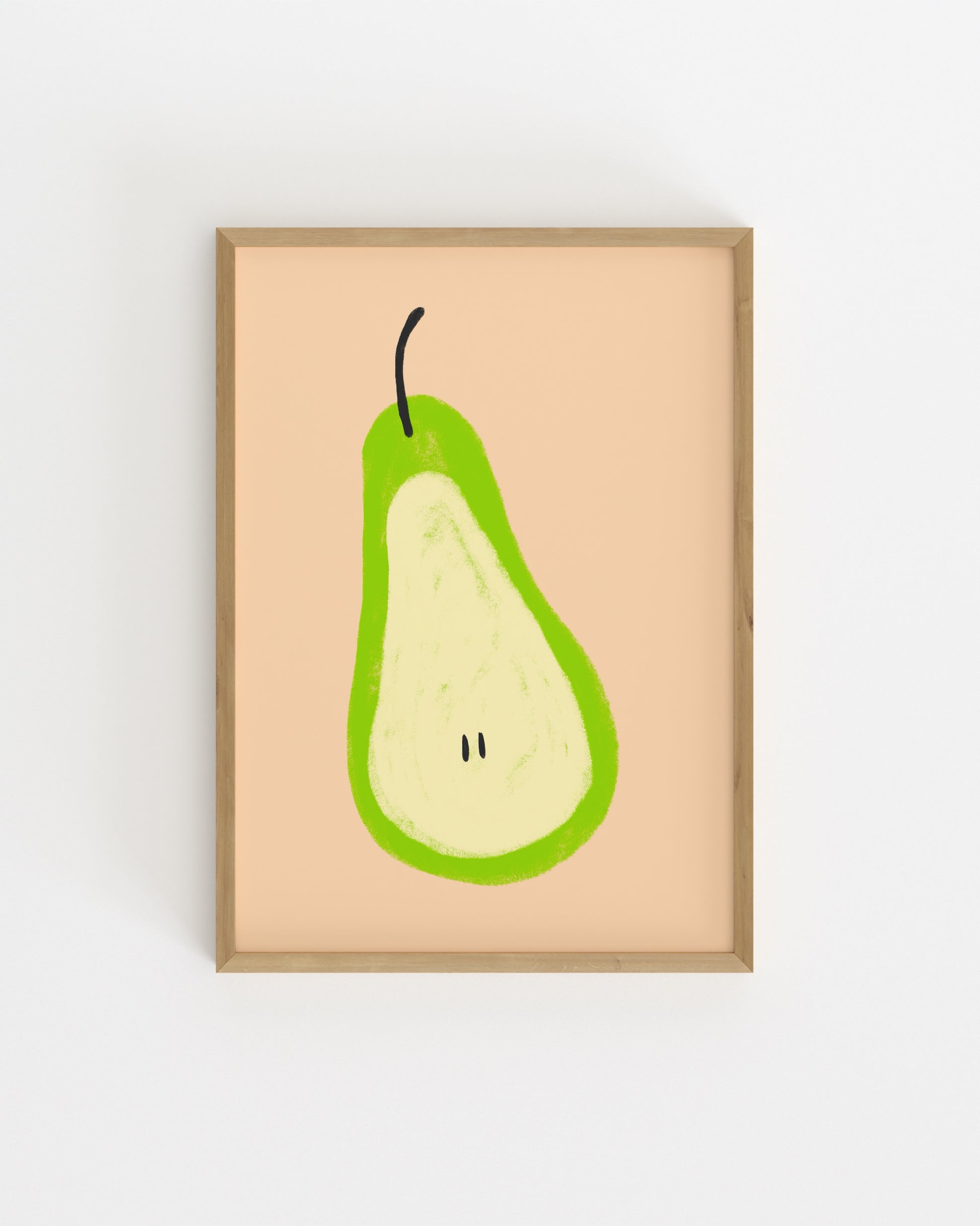 Pear Illustration Printable Wall Art | Digital Download printable wall art by Paperhus