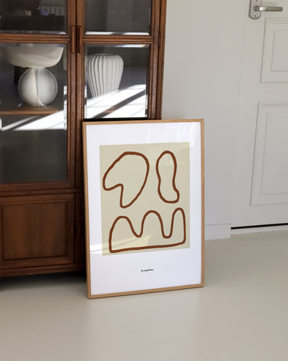 Neutral Shapes Print