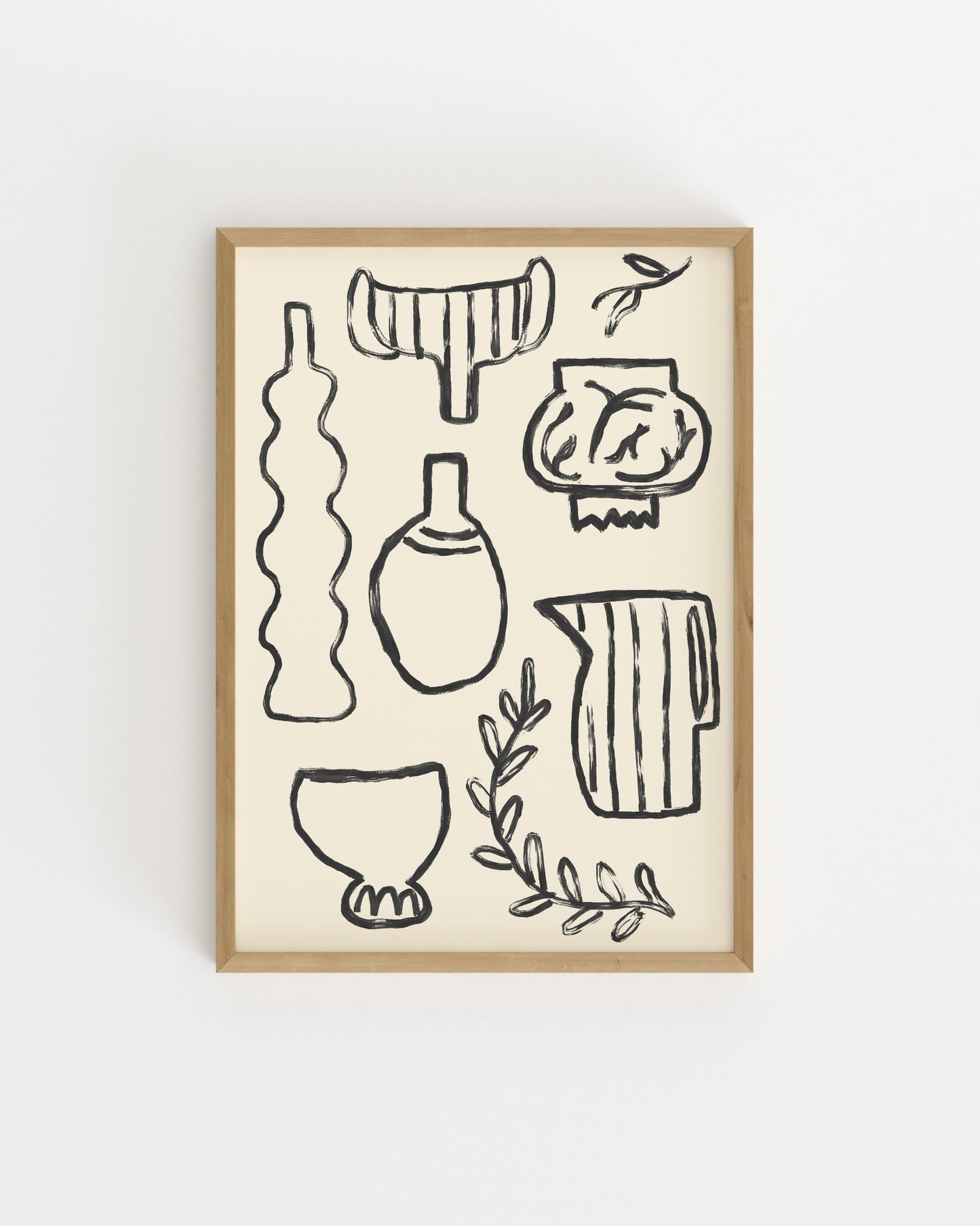 Ceramic Doodle Printable Wall Art | Digital Download printable wall art by Paperhus
