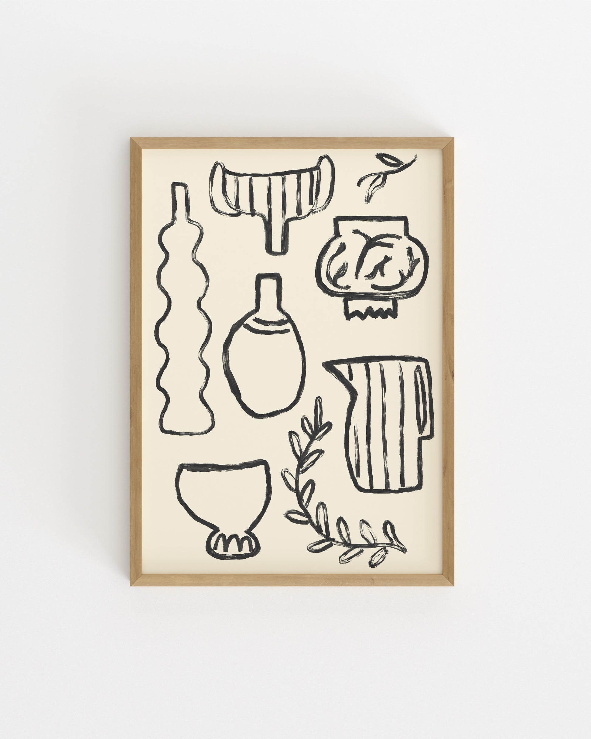 Ceramic Doodle Printable Wall Art | Digital Download printable wall art by Paperhus