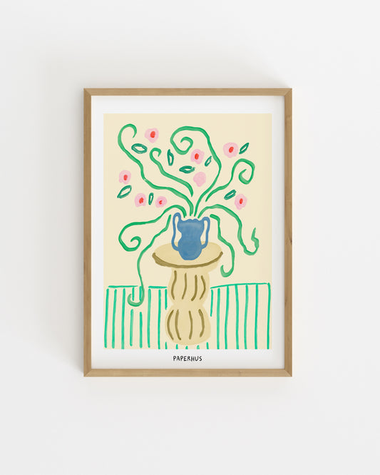 Floral Illustration Printable Wall Art | Digital Download printable wall art by Paperhus