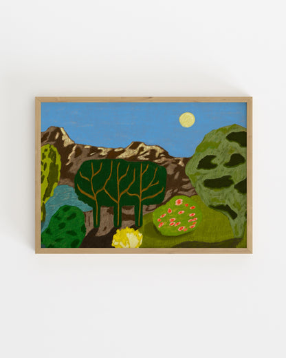 Landscape Printable Wall Art | Digital Download printable wall art by Paperhus