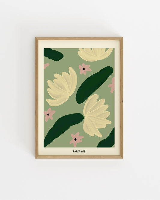 Floral Illustration Printable Wall Art | Digital Download printable wall art by Paperhus