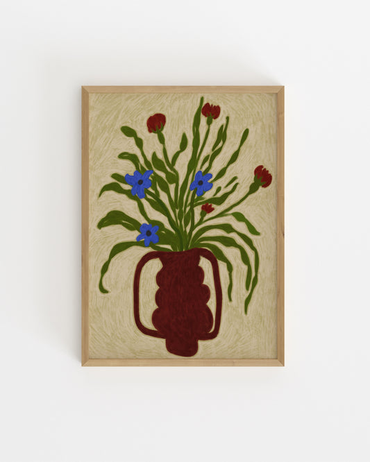 Floral Illustration Printable Wall Art | Digital Download printable wall art by Paperhus