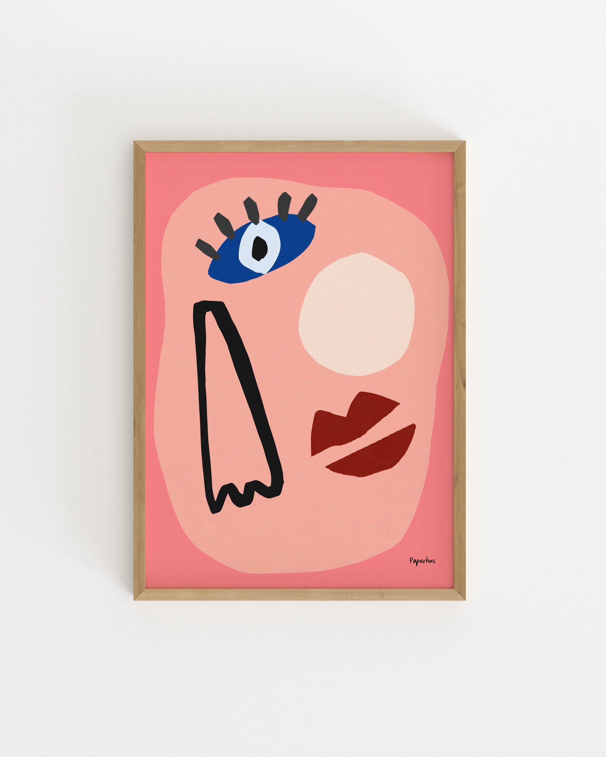 Abstract Face Printable Wall Art | Digital Download printable wall art by Paperhus