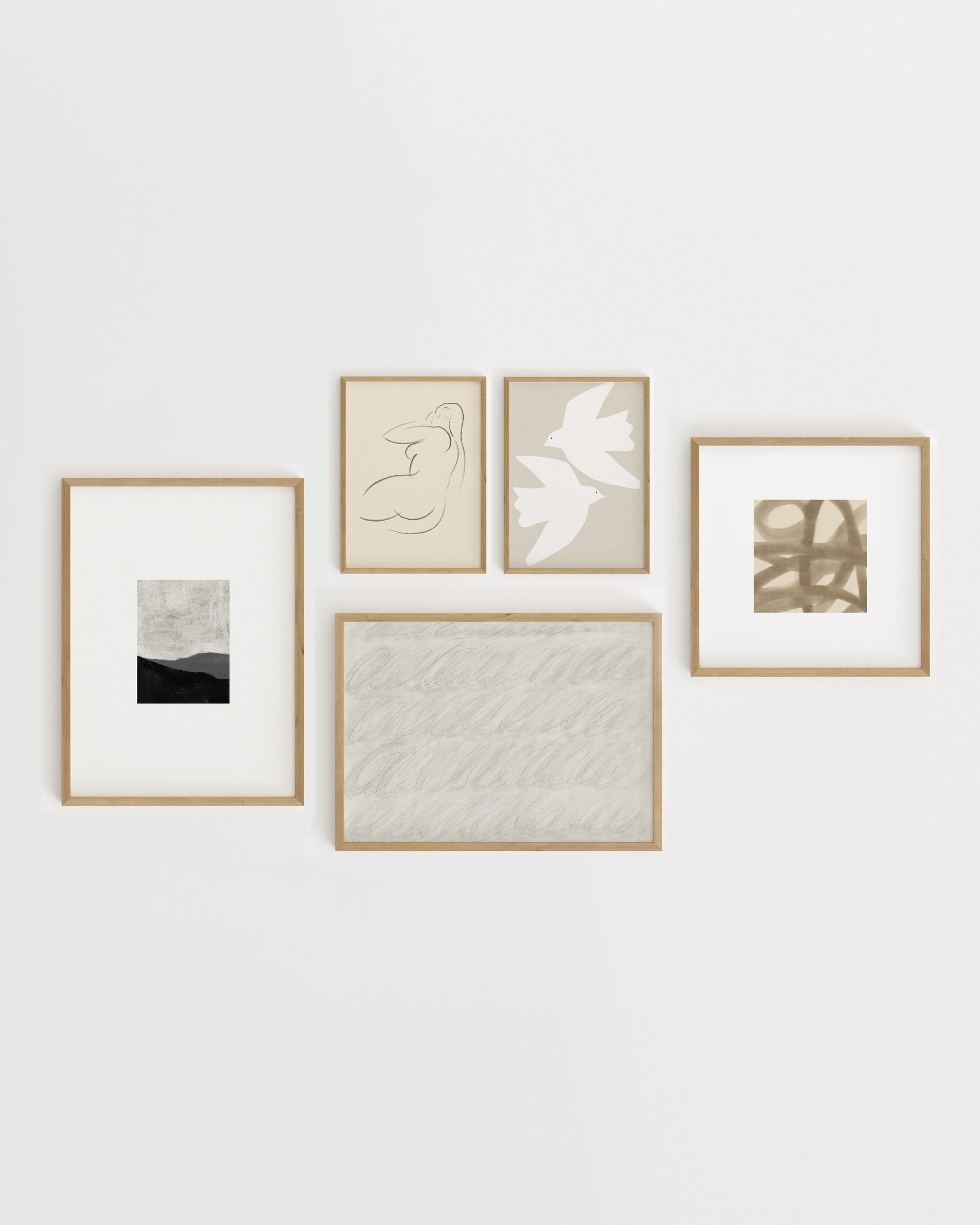 Gallery Printable Wall Art Set | Digital Download printable wall art by Paperhus