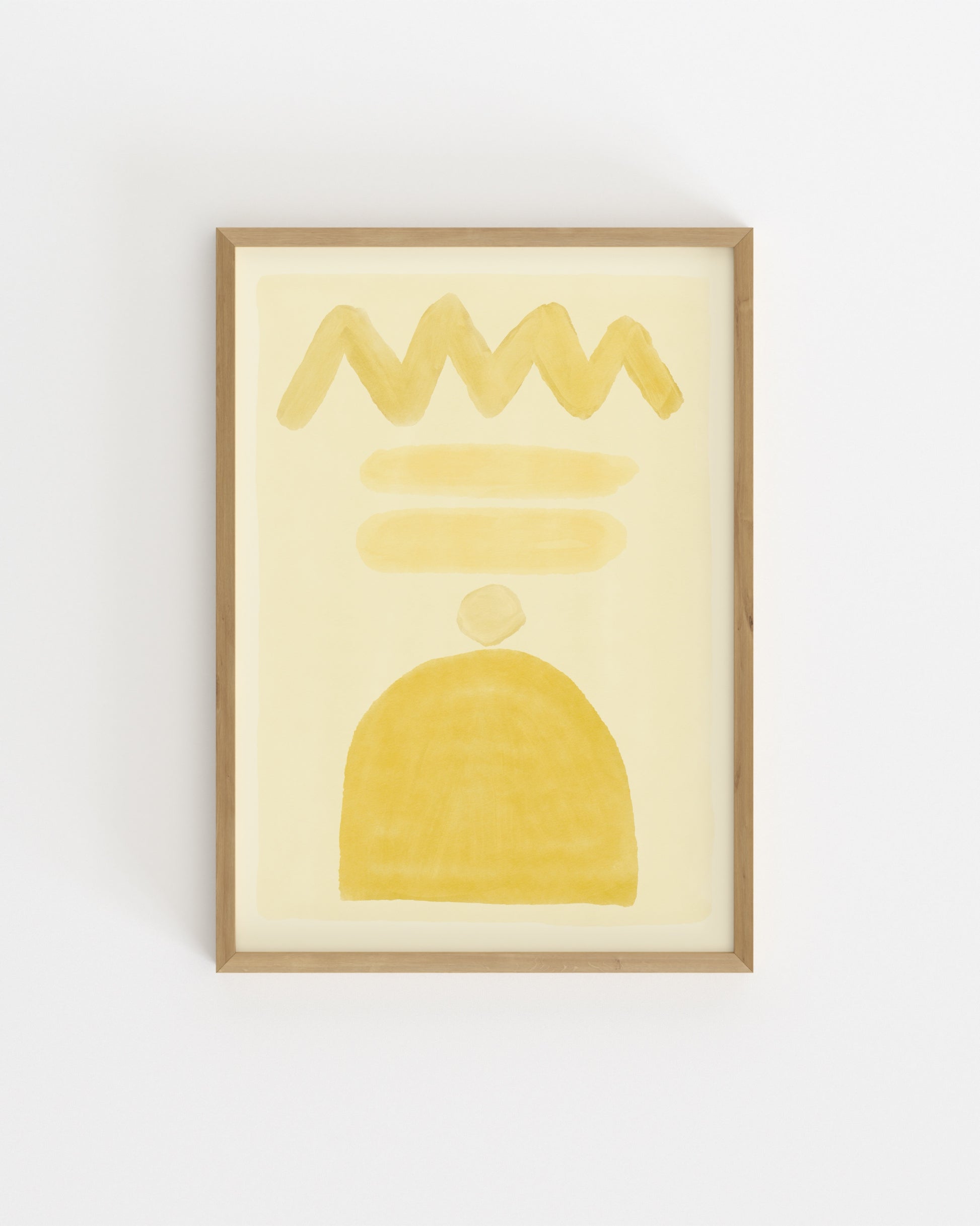 Yellow Abstract Printable Wall Art | Digital Download printable wall art by Paperhus