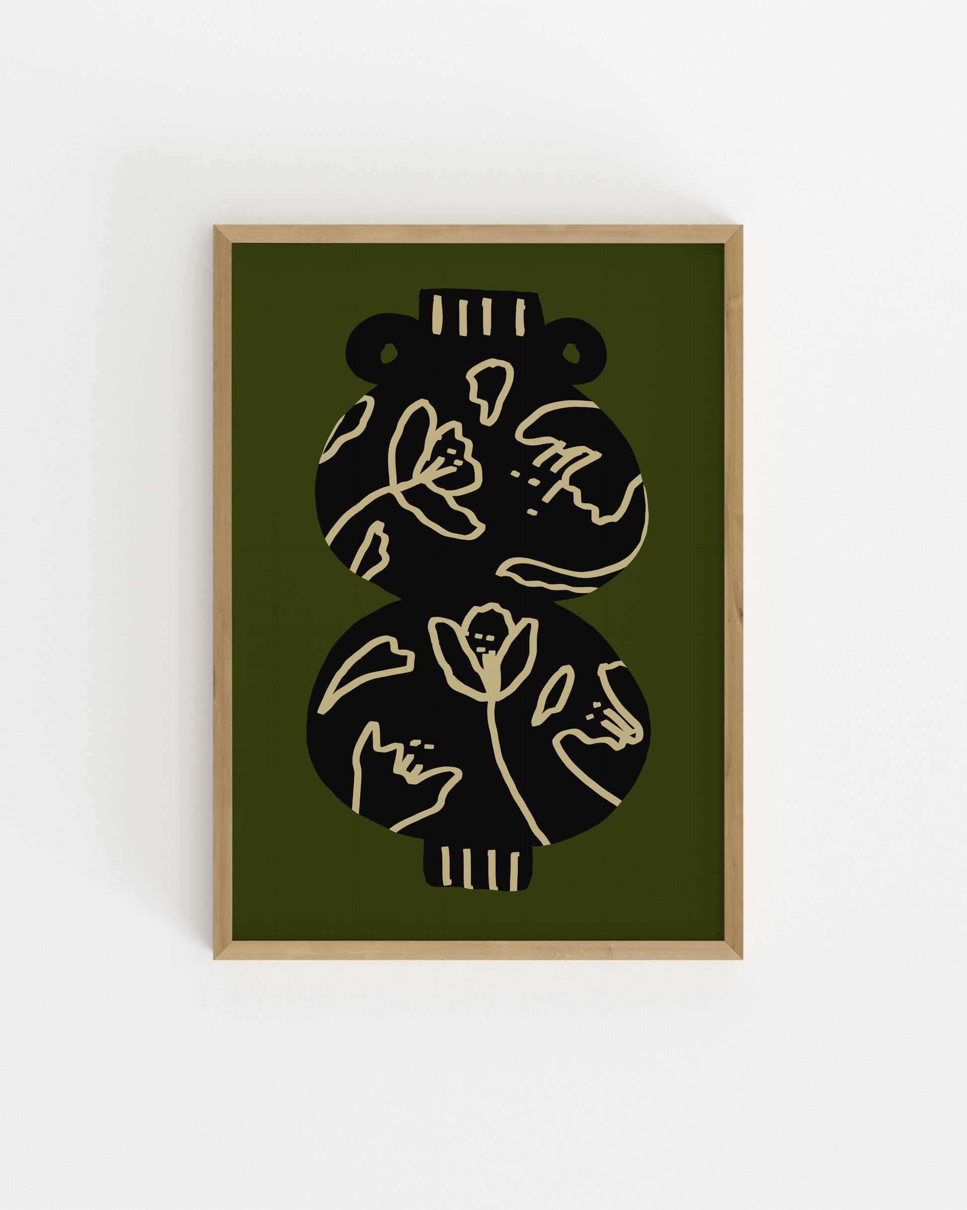 Botanical Vase Printable Wall Art | Digital Download printable wall art by Paperhus