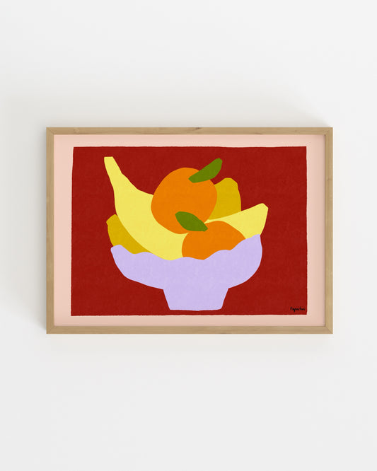 Still Forms. Fruit Bowl printable wall art by Paperhus