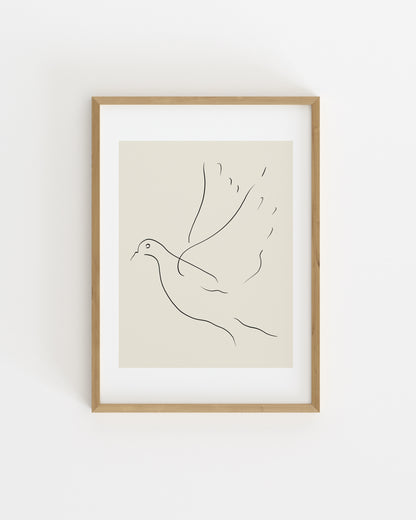Bird Illustration Printable Wall Art | Digital Download printable wall art by Paperhus