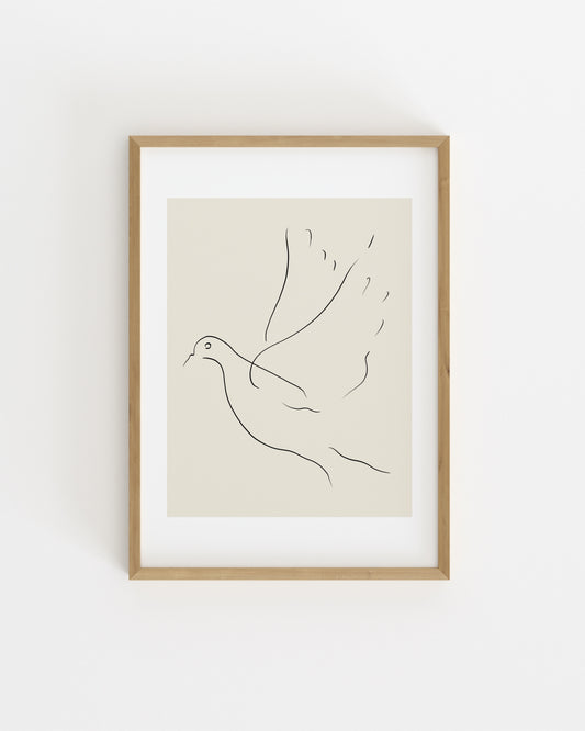 Bird Illustration Printable Wall Art | Digital Download printable wall art by Paperhus