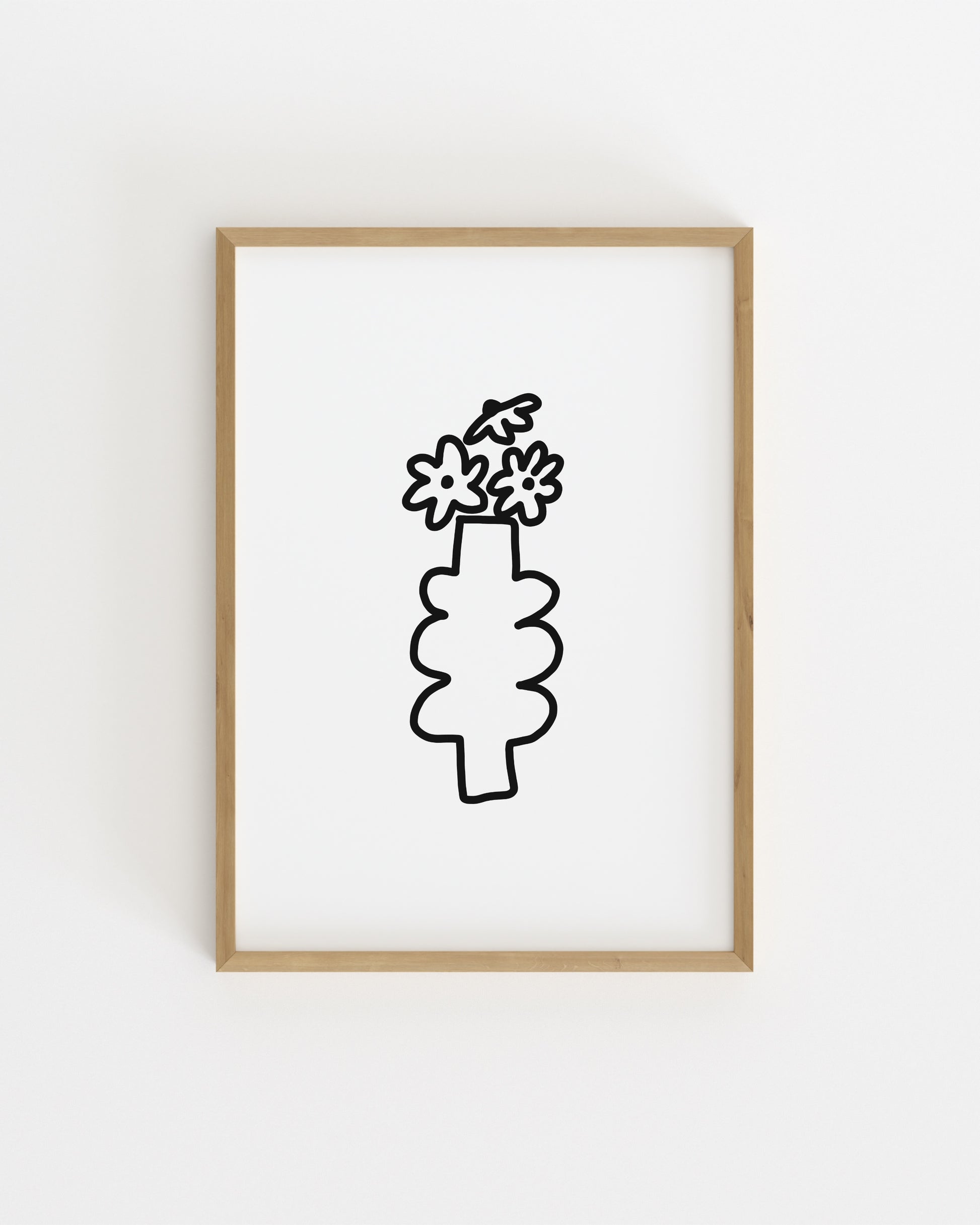 Vase Illustration Printable Wall Art | Digital Download printable wall art by Paperhus