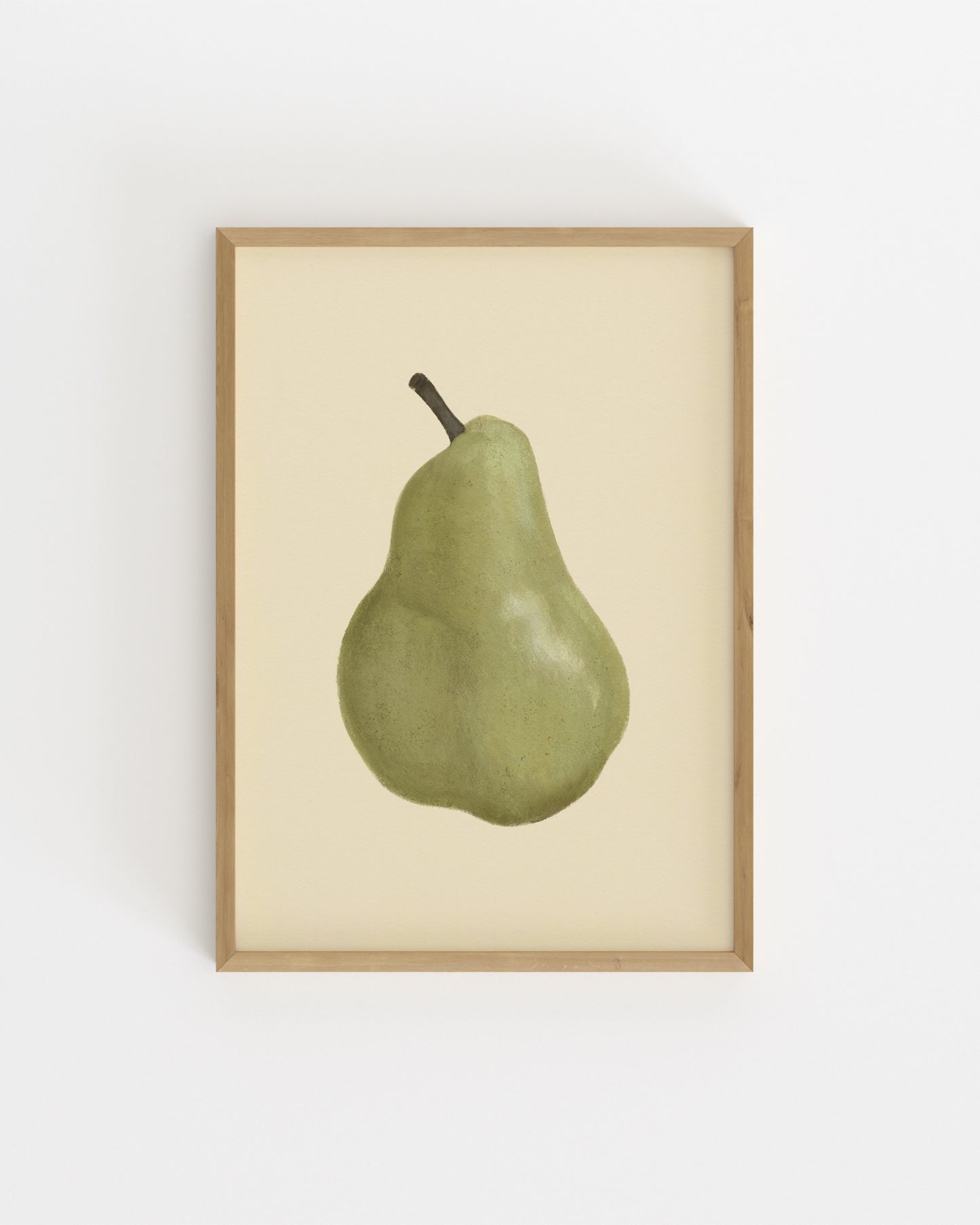 Green Pear Printable Wall Art | Digital Download printable wall art by Paperhus