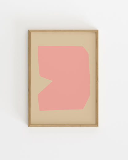 Pink Abstract Printable Wall Art | Digital Download printable wall art by Paperhus
